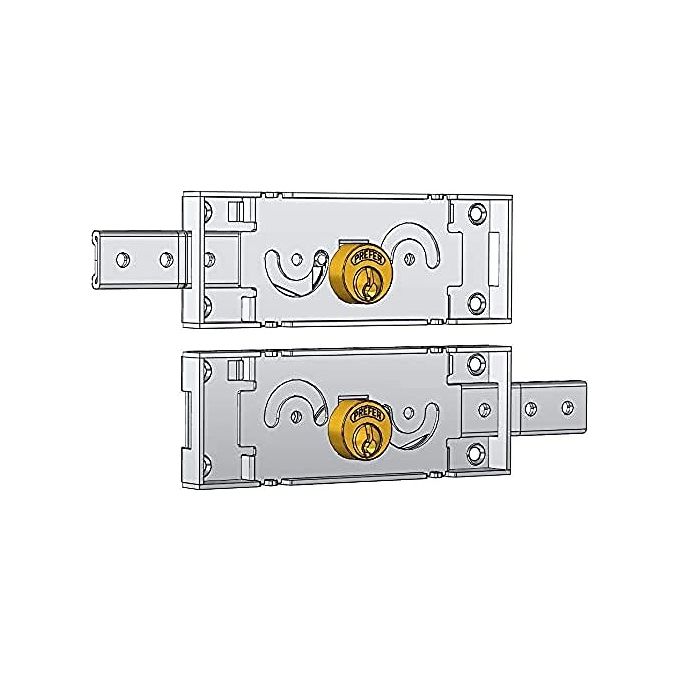 Prefer A711-0010 Serratura Laterale Accoppiata Dxsx
