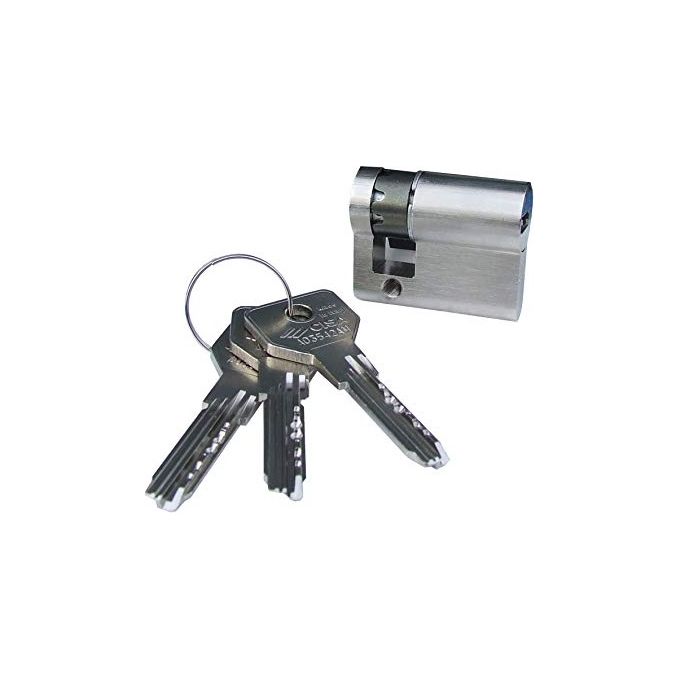Cisa 0e304-04-0-12 Cilindro Nichelato 60mm 50x10mm