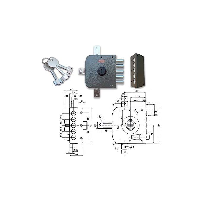 Potent 583-d Serratura Pompa Quint S-A Dx