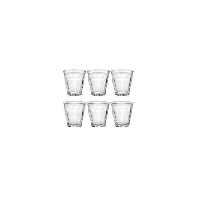Duralex Confezione 6 Bicchieri Picardie 9cl