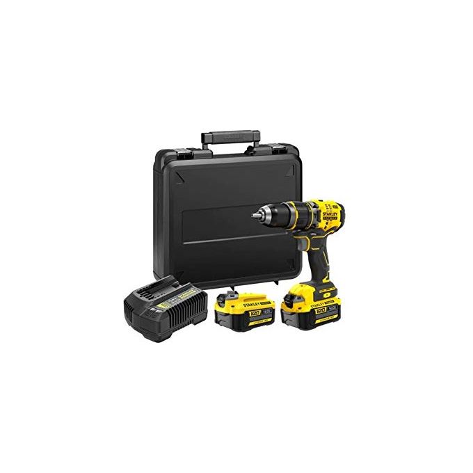 Stanley Fatmax Trapano a Batteria 2x4ah 18v