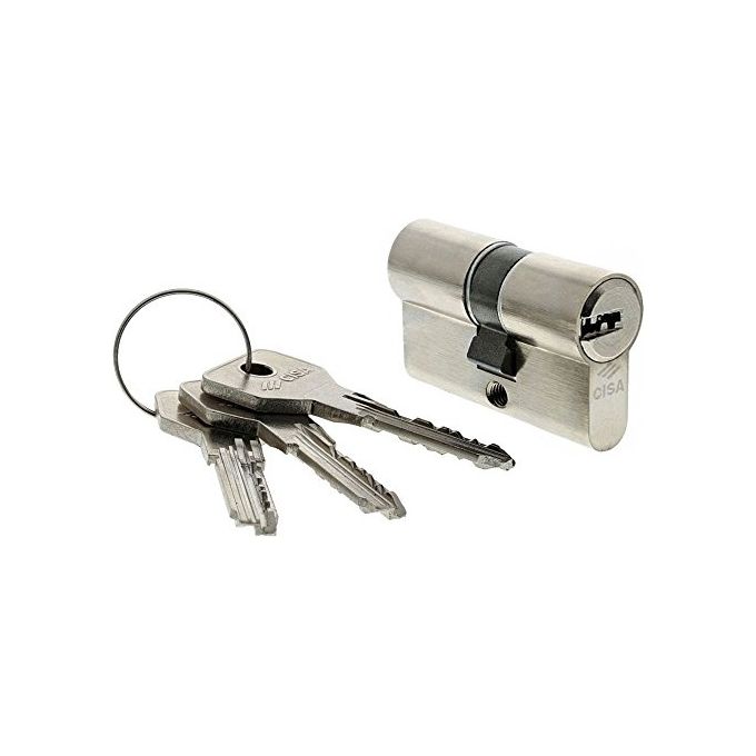 Cisa 0e300-05-0-12 Cilindro Europeo ASIX Nichelato 54mm 27x27mm