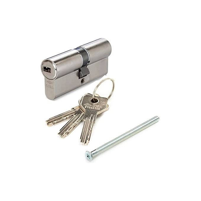 Cisa 0e300-13-0-12 Cilindro Nichelato 70mm 35x35mm