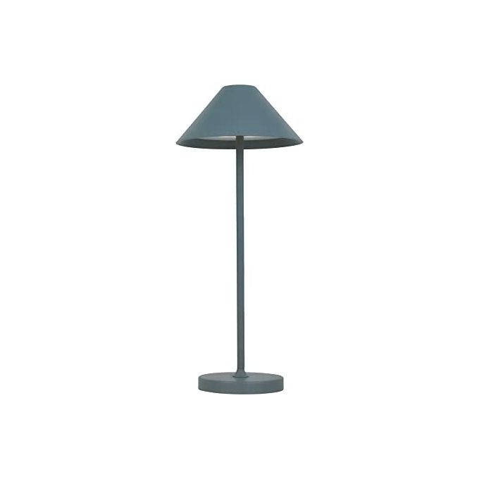 GBC Lampada da Tavolo Liberty Argento in Alluminio Ricaricabile 3W 3000k