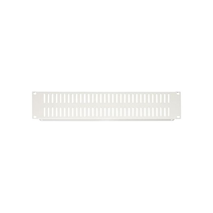 Link Pannello Cieco Ventilato 2 Unita' per Armadi Rack 19'' Grigio Viti Incluse