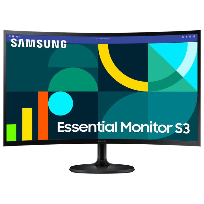 Samsung LS27D364GAUXEN S36GD Serie Monitor PC 27'' 1920 x 1080 Pixel Full HD LCD Curvo 1800R 100 Hz 4 ms colore Nero
