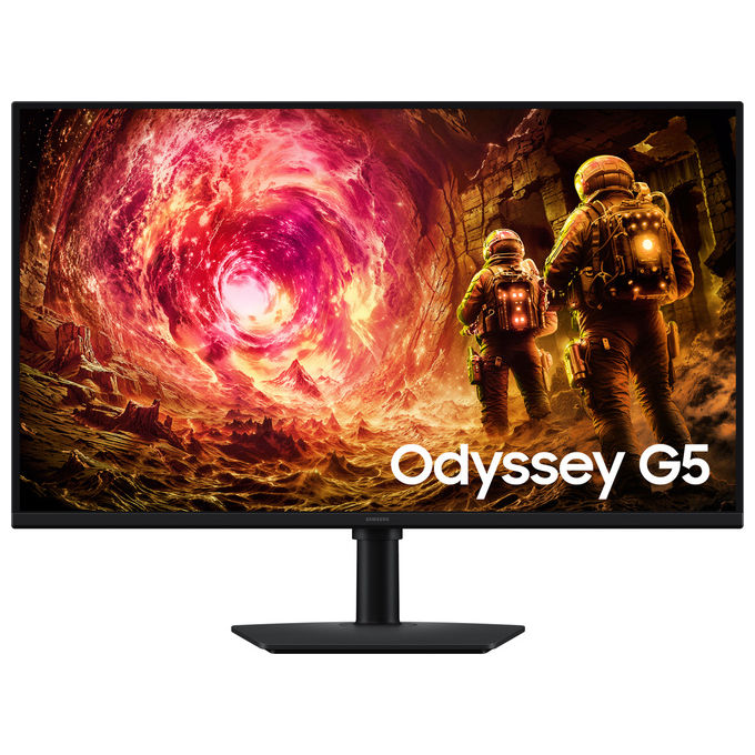 Samsung LS32FG506EUXEN Odyssey G5 Monitor Gaming 32'' QHD IPS 180 Hz 1 ms HDR10 colore Nero