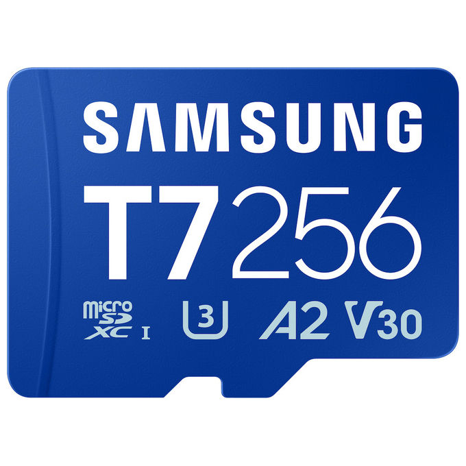 Samsung MB-MB256T-WW T7 Scheda MicroSDXC 256 GB UHS-I U3 V30 A2 170 MB-s colore Blu