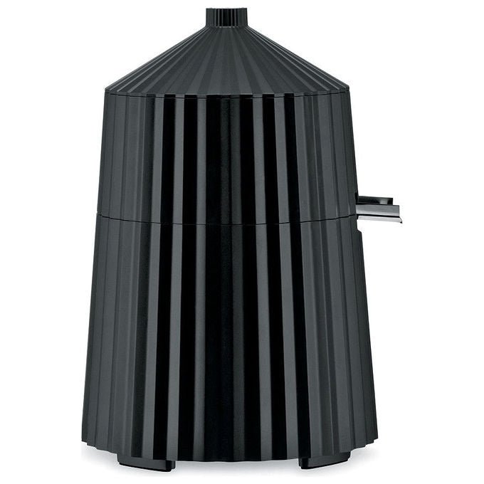 Alessi MDL07B Plisse' Spremiagrumi Elettrico 80 W Accensione Automatica Beccuccio Salvagoccia Acciaio Inox Resina Termoplastica colore Nero