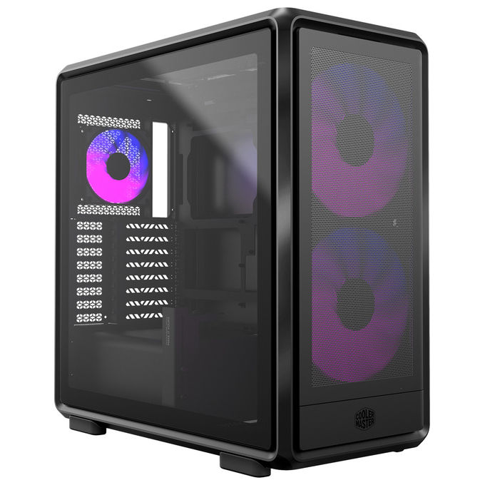 Cooler Master MF600M-KGNN-S01 MasterFrame 600 Mesh Cabinet ATX Midi Tower Open Frame Modulare con Supporto ARGB fino a 11 Ventole e 485 mm GPU colore Nero