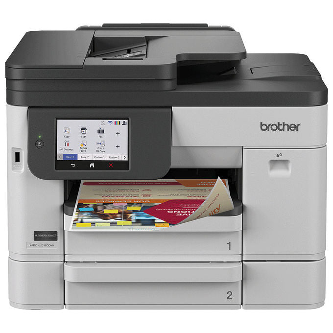 Brother MFCJ5110DWRE1 MFC-J5110DW Stampante Multifunzione 4-in-1 A4 28 ppm Colore Wi-Fi Ethernet ADF 50 fogli Fax colore Nero