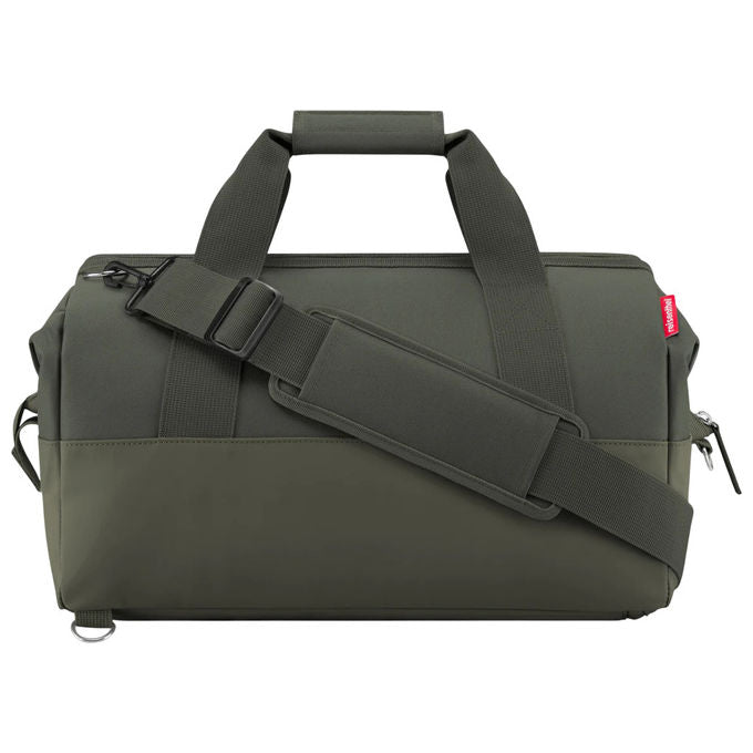 Reisenthel 4012013742231 allrounder M Duffel Borsa 23 L Chiusura con Cerniera Tasca Esterna Spallaccio Regolabile Imbottito Colore Moss Green