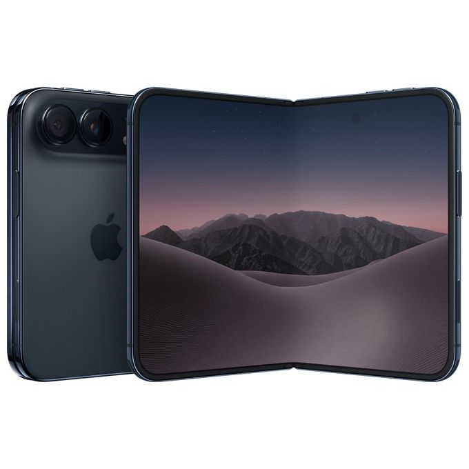 Apple MK2G4QN-A iPhone Duo smartphone pieghevole 512 GB display 7.6'' 5G colore Blu scuro