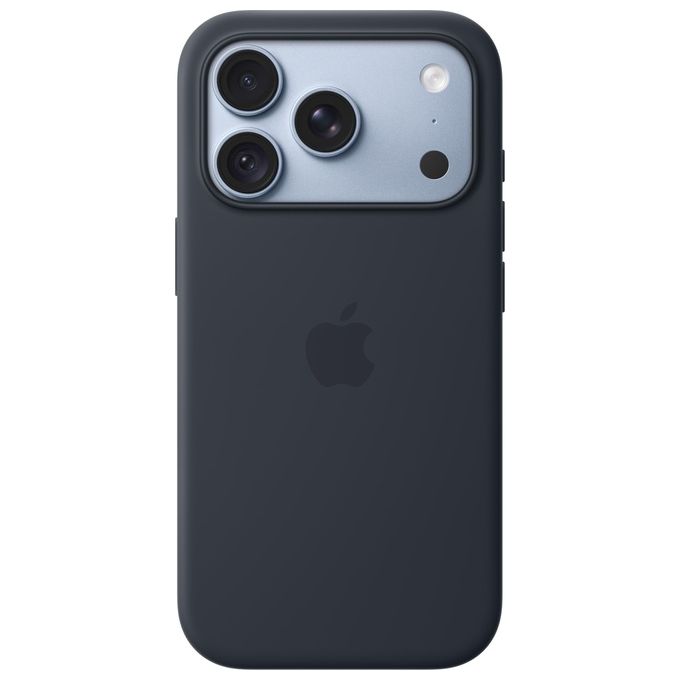 Apple MK8X4ZM-A Custodia MagSafe in Silicone per iPhone 18 Pro con Attacco per Laccetto e Tracolla Colore Blu marino