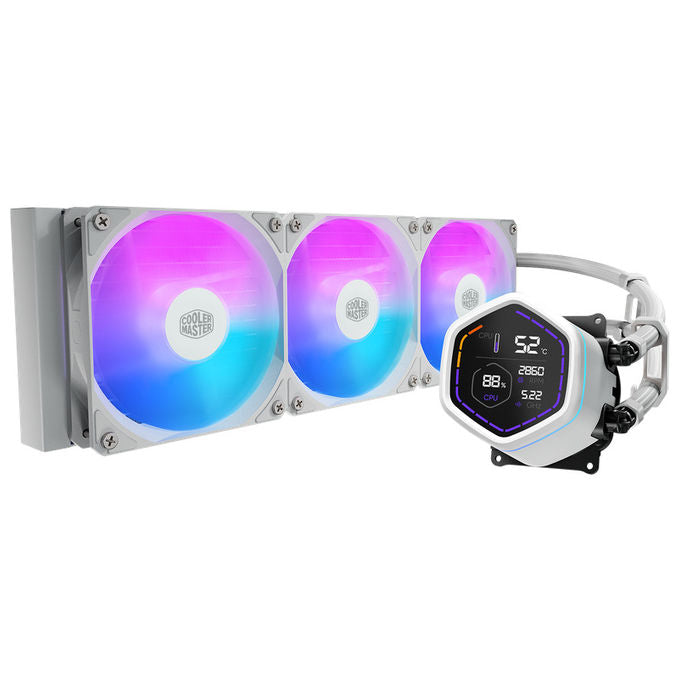 Cooler Master MLX-D36M-A18PW-RD MasterLiquid Core Nex Digital Kit di raffreddamento a liquido 12 cm 3 ventole LED ARGB colore Bianco