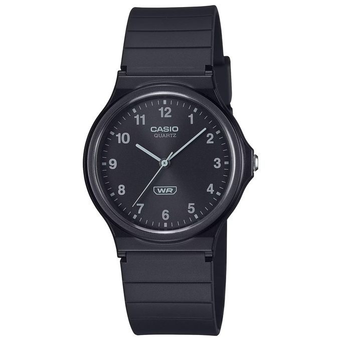 Casio Orologio Unisex Collection Nero Cassa e Cinturino in Resina