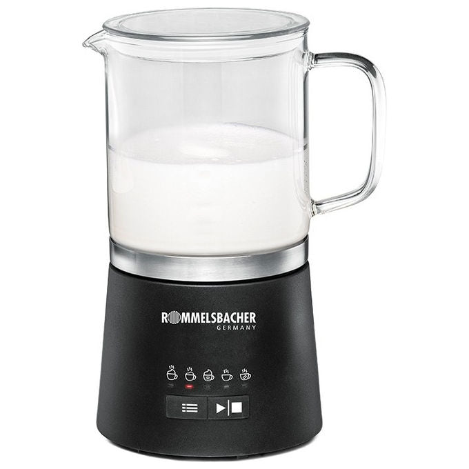 Rommelsbacher MS 625 Montalatte 5 Funzioni Capacita' Schiuma 250 ml Capacita' Riscaldamento 500 ml Potenza 600 W colore Nero