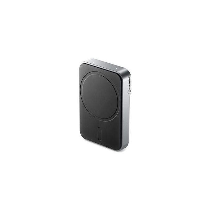 Alogic MSPB5K PowerBank con MagSafe 5000 mAh Ricarica Wireless 15 W Compatibile Qi e MagSafe colore Nero