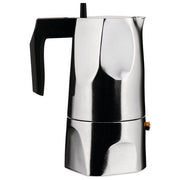 Alessi MT18-3 Caffettiera Espresso Ossidiana 3 Tazze 15 cl colore Nero