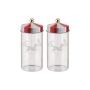 Alessi MW68S2 Circus Barattolo per spezie 0.15 L in vetro con coperchio rimovibile colore Multicolore Trasparente