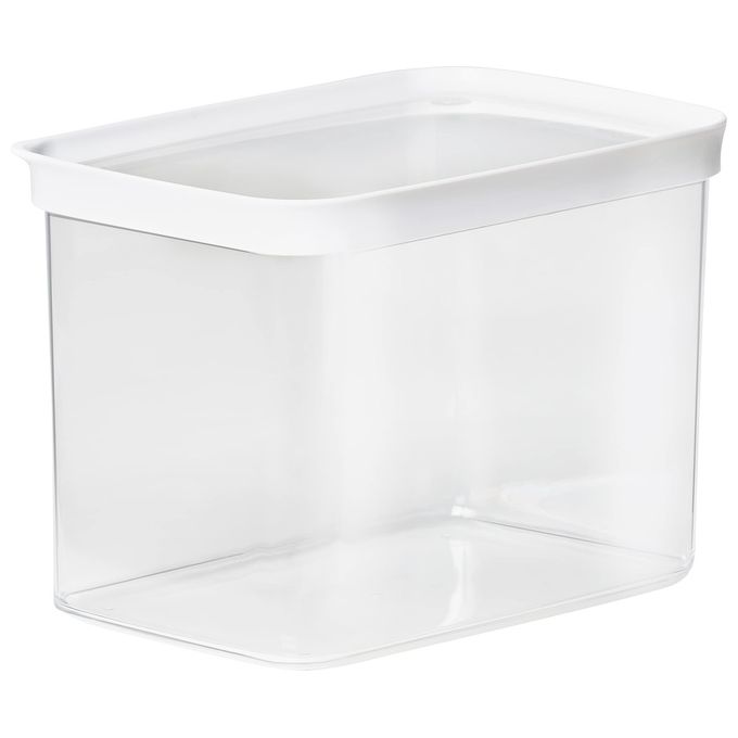 Emsa Barattolo 4.4 Litri Optima Dry Storage Chiusura Ermetica Bianco