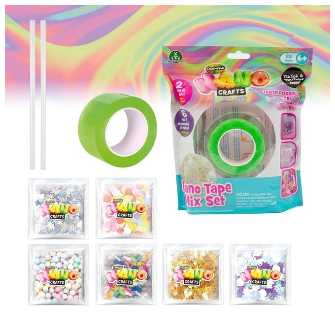 Giochi Preziosi Gioco Creativo Nano Crafts Tape Mix Set