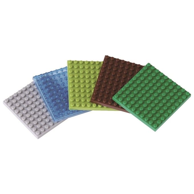 Nanoblock Plate Set 10x10mm 5 Pezzi