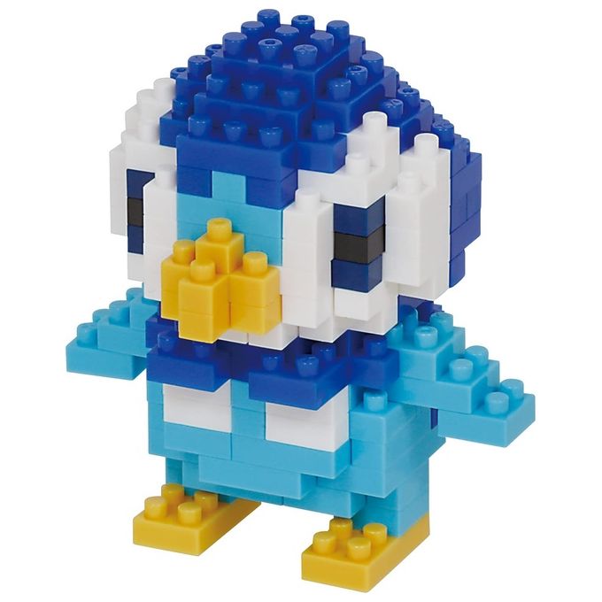 Nanoblock Pokemon Piplup Mini Statuina in Mattoncini