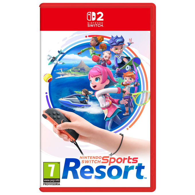 Nintendo NIN10019358 Switch Sports Resort Videogioco per Nintendo Switch 2 Genere Sport e Gioco da festa Classificazione PEGI 7 colore Nero