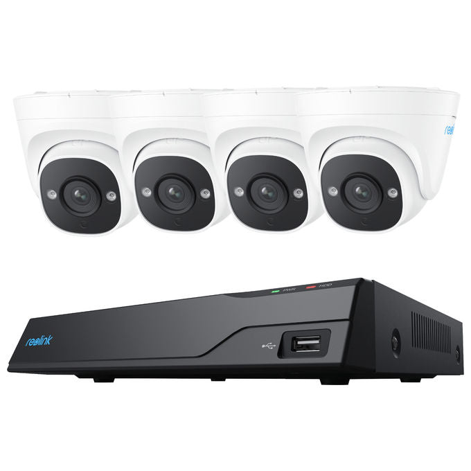 Reolink 6975253983926 NVS8-5MD4 Kit di Videosorveglianza Cablato 8 Canali 5 MP 2 TB HDD IP67 colore Nero