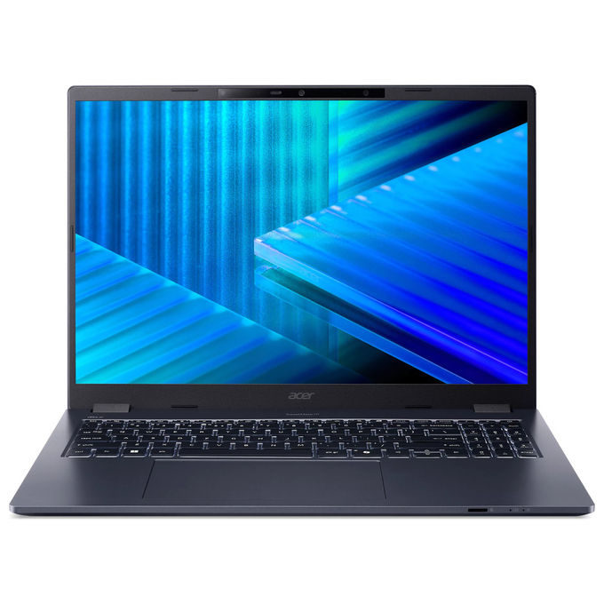 Acer NX.BKCET.002 TravelMate P4 Notebook Intel Core Ultra 7 255U 16 GB DDR5 512 GB SSD Windows 11 Pro 16 pollici WUXGA IPS colore Nero