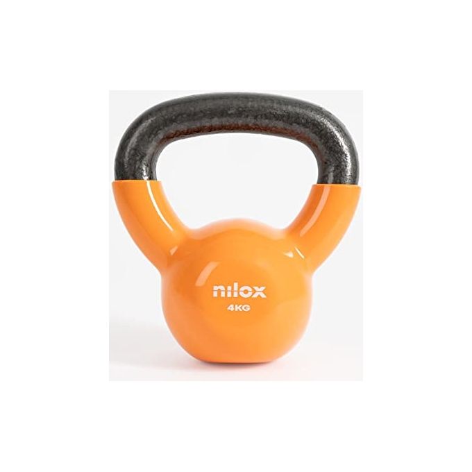 Nilox NXKETTLEB4KG Kettlebell con Impugnatura Confortevole 4Kg