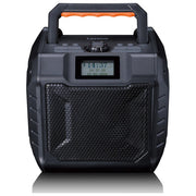 Lenco ODR-160GY Radio Portatile DAB+ FM Bluetooth 5.2 Potenza 35 W IPX5 colore Nero Arancione