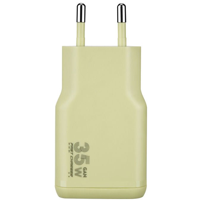 Tucano MA-ONEPOWKIT-Y Caricabatterie GaN 35W con Cavo USB-C 60W 2 m colore Citrus