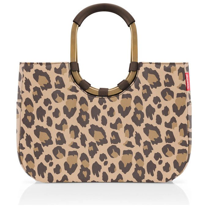 Reisenthel OR6047 loopshopper L Borsa tote 25 L materiale Poliestere colore Leo Macchiato