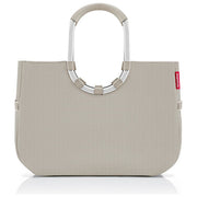 Reisenthel OR6049 loopshopper L Borsa tote 25 L due manici imbottiti materiale in PET riciclato colore Sabbia