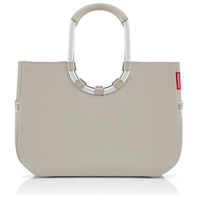 Reisenthel OR6049 loopshopper L Borsa tote 25 L due manici imbottiti materiale in PET riciclato colore Sabbia