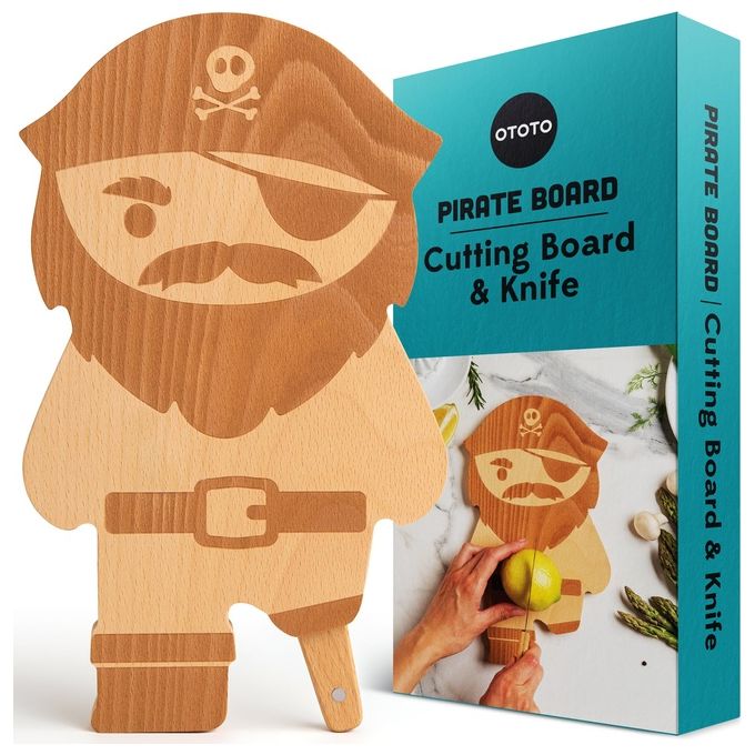 Ototo Pirate Board Tagliere con Coltello