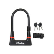 Master Lock 8279EURDPRO Catena a U per Bicicletta Nero-Rosso