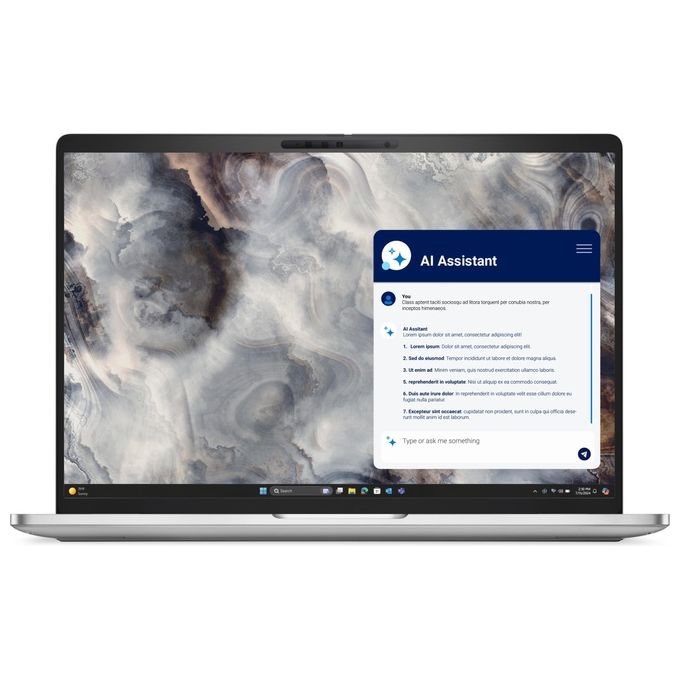 Dell PB16250 Pro 16 Plus Notebook Intel Core Ultra 7 255U 16'' Full HD+ 32 GB DDR5 SSD 1 TB Wi-Fi 6E Windows 11 Pro colore Alluminio