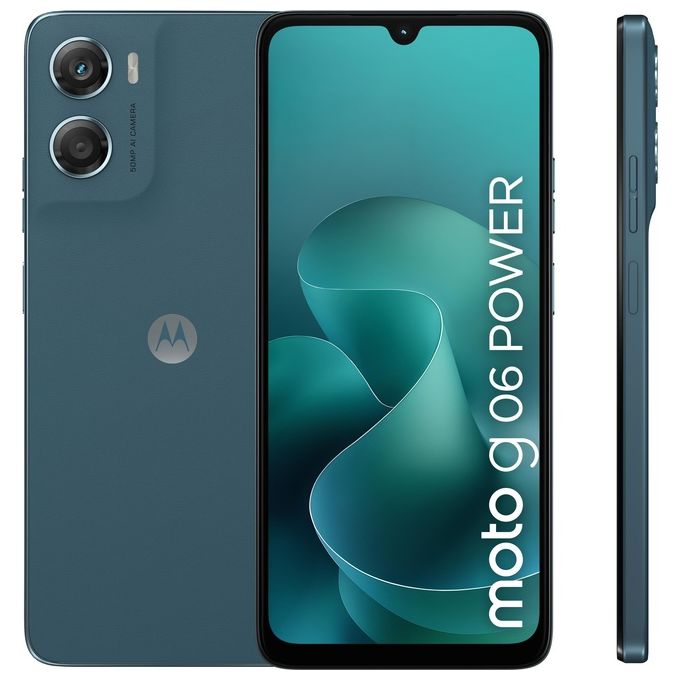 Motorola PBA00005SE Moto G06 Power Smartphone 4 GB 256 GB 6,88'' 7000 mAh colore Tapestry Blue