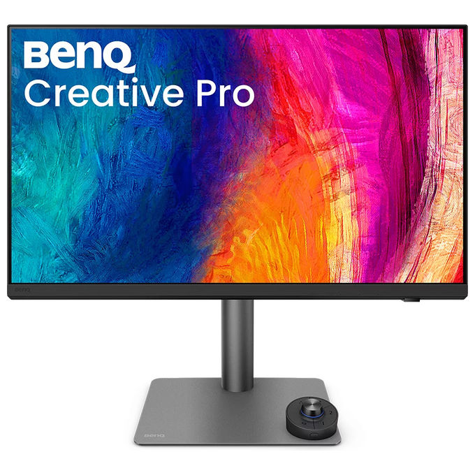 BenQ PD2732U Monitor Professionale 27'' 4K UHD IPS 99% Adobe RGB 99% P3 HDR10 Thunderbolt 4 90W KVM colore Nero