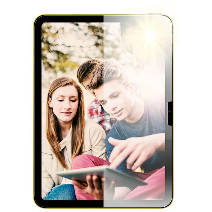 PanzerGlass 5715685031427 Anti-Reflective Armor Screen Protector iPad 11'' (2025) 10.9'' (2022) Vetro Riciclato al 60% Trasmissione Luce 94% Riflettivita' 0.3% con FastFit Tool colore Trasparente