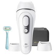 Braun PL5234 Silk Expert Pro 5 Epilatore a luce pulsata 2 testine custodia rasoio Gillette Venus colore Bianco