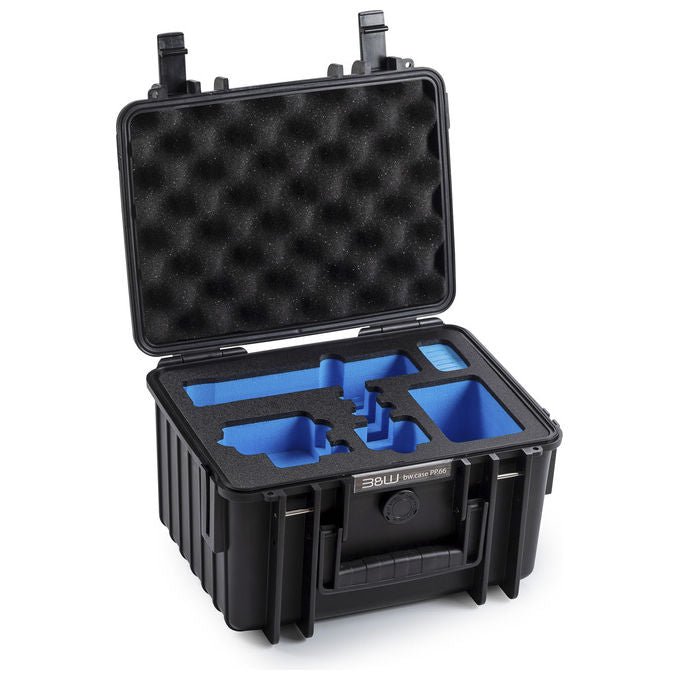 BandW International PP.66 action.case Custodia Rigida per GoPro Hero 9-13 Impermeabile Resistente agli Urti Polvere IP67 Valvola di Equalizzazione Pressione Temperatura -30 °C a +80 °C colore Nero