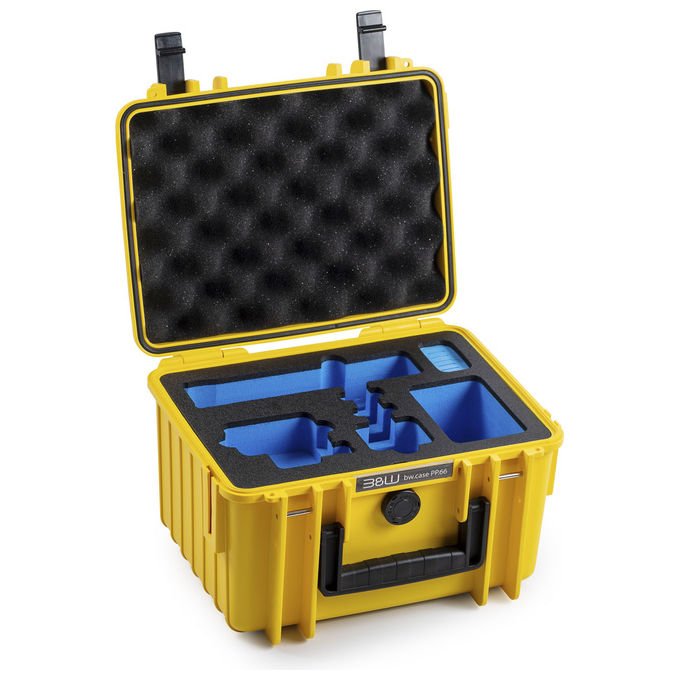 BandW International PP.66.Y.GOPRO13 BandW Outdoor Action Case Tipo PP.66 per GoPro HERO 9-13 Impermeabile in Polipropilene colore Giallo