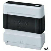Brother PR1060B6P Timbro Autoinchiostrante Personalizzabile 10x60 mm 6 pz colore Nero