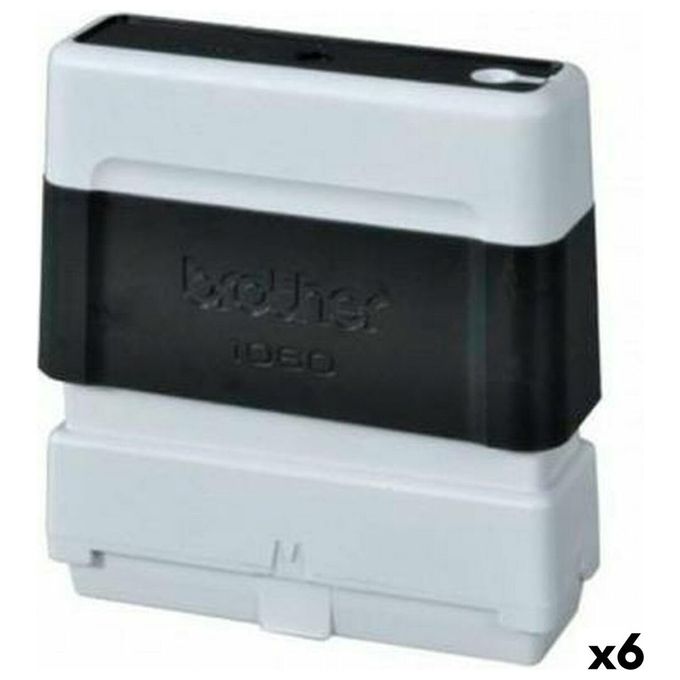 Brother PR1060B6P Timbro Autoinchiostrante Personalizzabile 10x60 mm 6 pz colore Nero