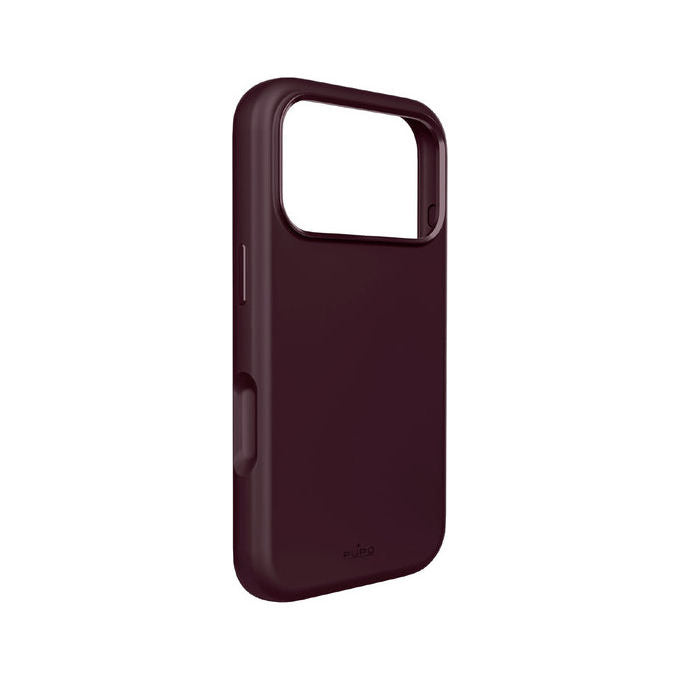 Puro PUIPC18P63ICONMPBDX ICON MAG PRO Cover per iPhone 18 Pro e iPhone 17 Pro 6.3'' compatibile MagSafe colore Ciliegia
