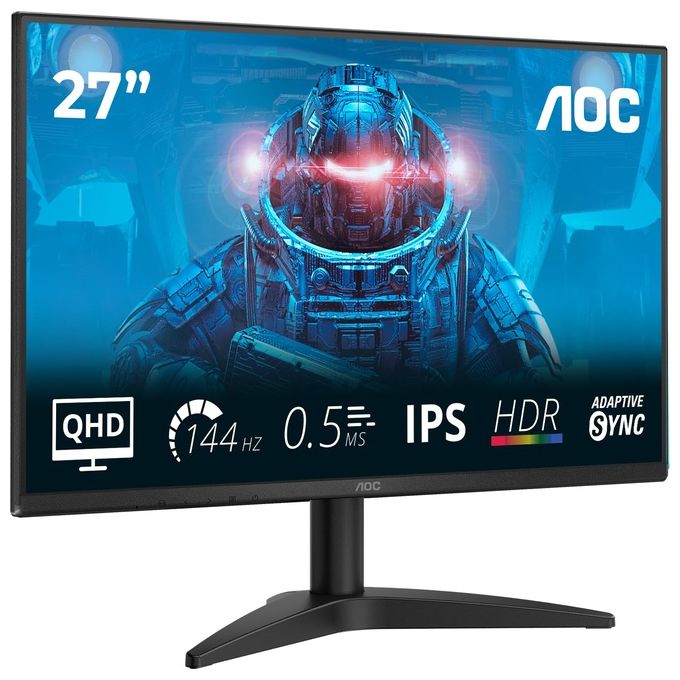 AOC, Monitor PC, 27'' Quad HD, 144Hz, LED Nero, B3 Q27B36X